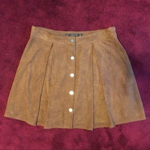 Suede Skirt
